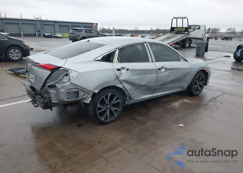 2021 Honda Civic Sport из США, поврежденный, VIN 2HGFC2F87MH519804